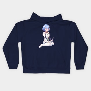 Rei Ayanami Kids Hoodie